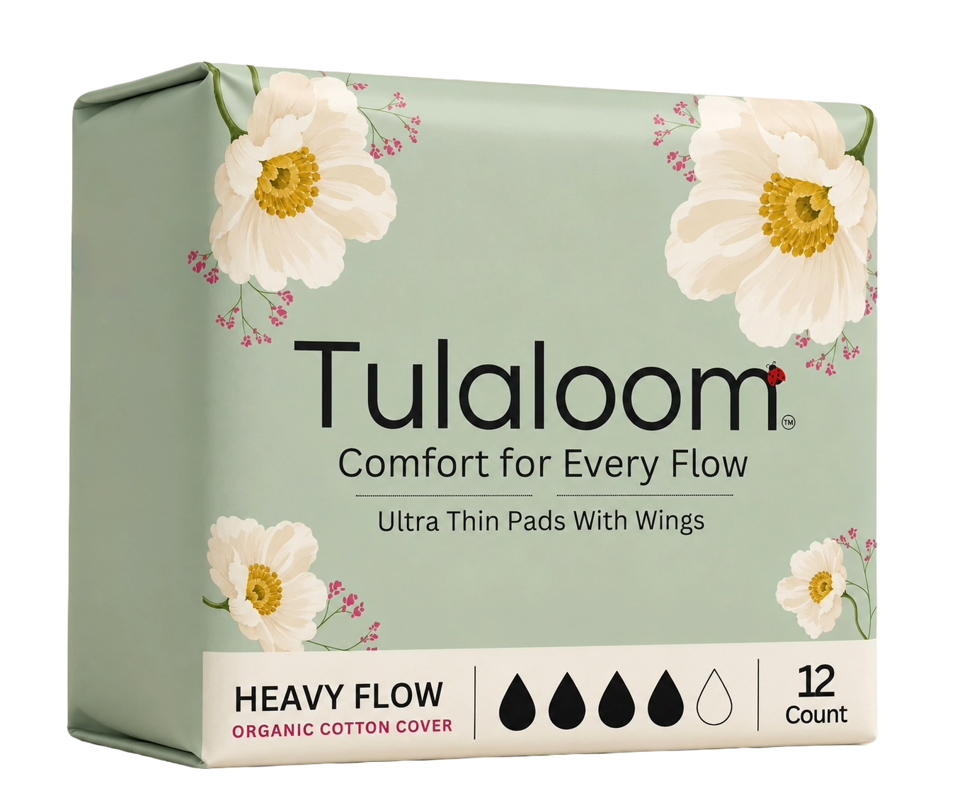 Heavy Flow Pads with Wings - 12ct