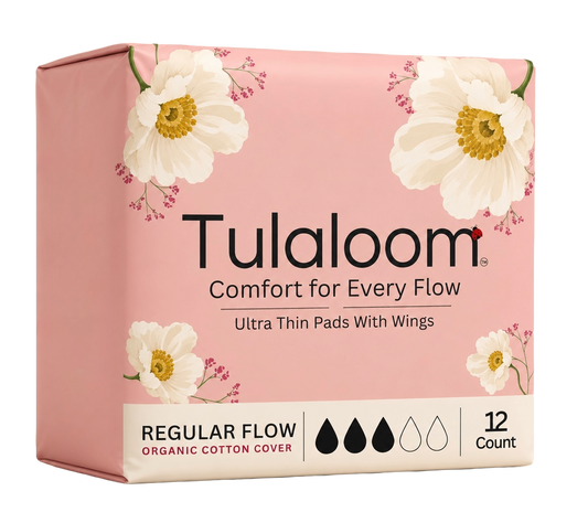 Regular Flow Pads with wings - 12ct