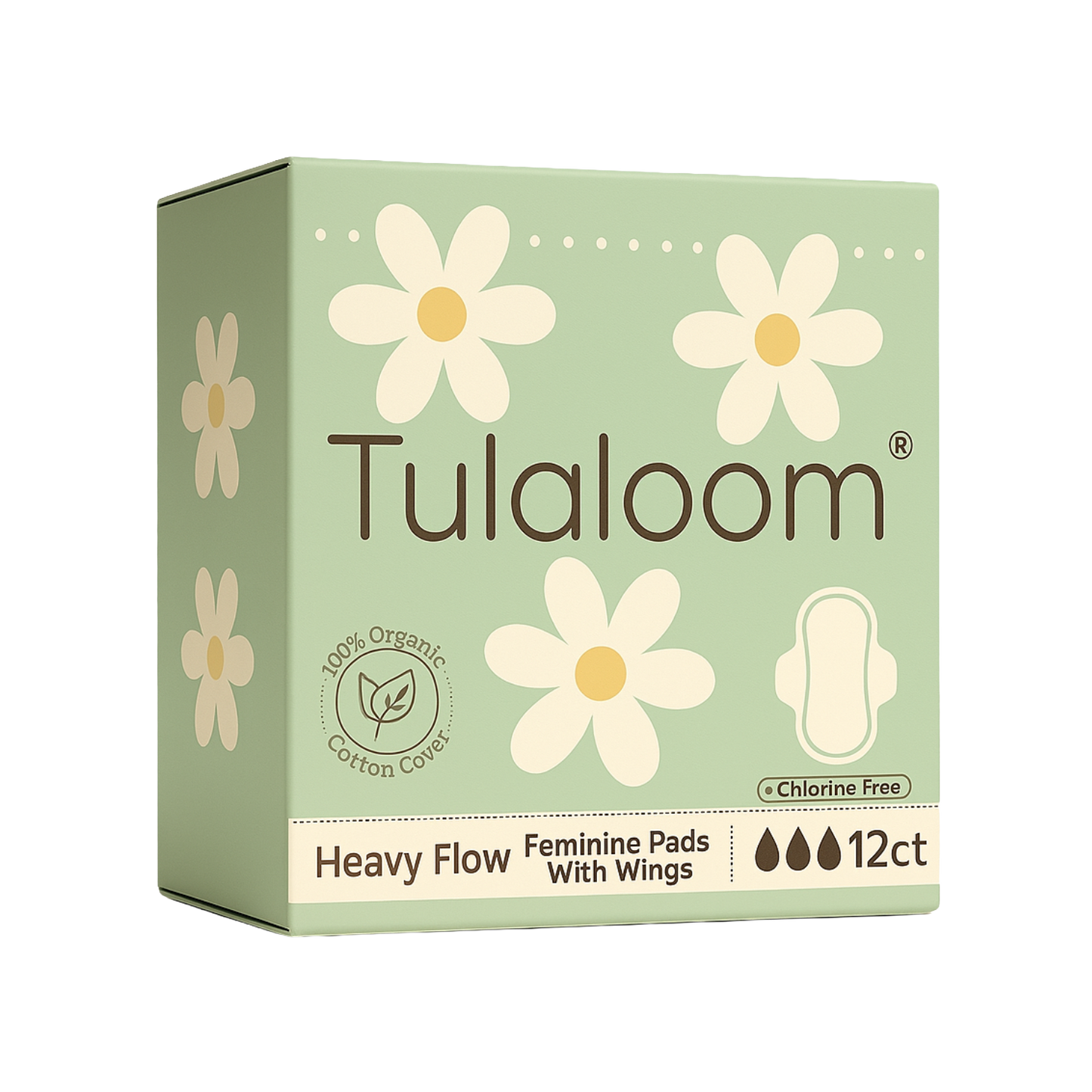 Heavy Flow Pads with Wings - 12ct